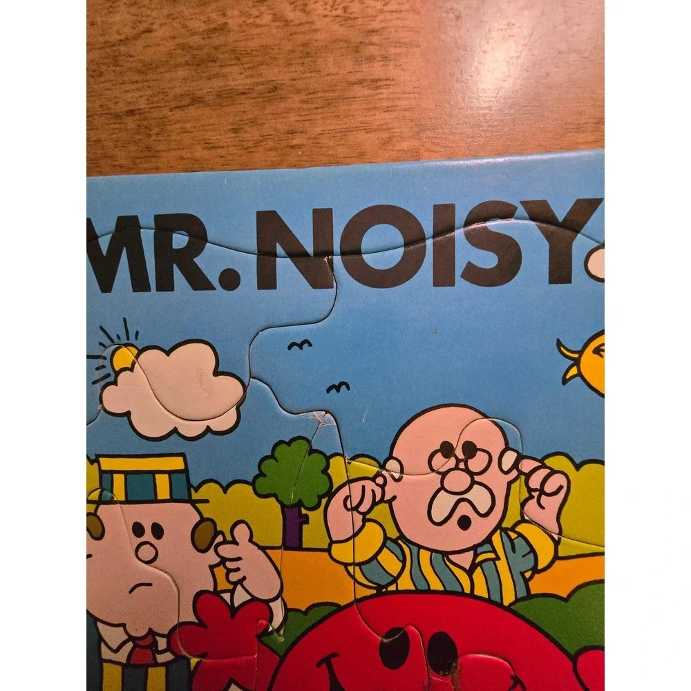 Vintage 1982 Mr Noisy Puzzle Mr Men Roger Hargreaves Price Stern Sloan‎ 80s Toy